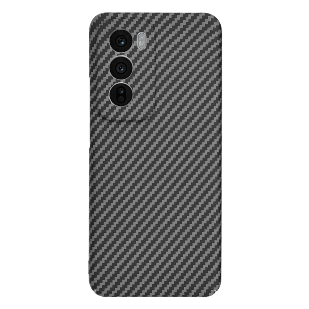 Capa para Oppo Reno12, Techsuit, Carbonite FiberShell, Preta