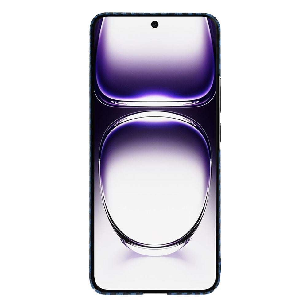 Capa para Oppo Reno12, Techsuit, Carbonite FiberShell, Turquesa