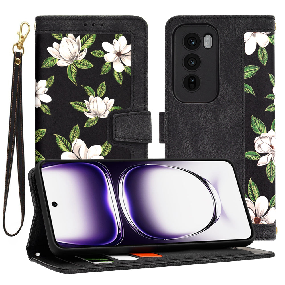 Capa para Oppo Reno12, Techsuit, FlipCraft, Preta
