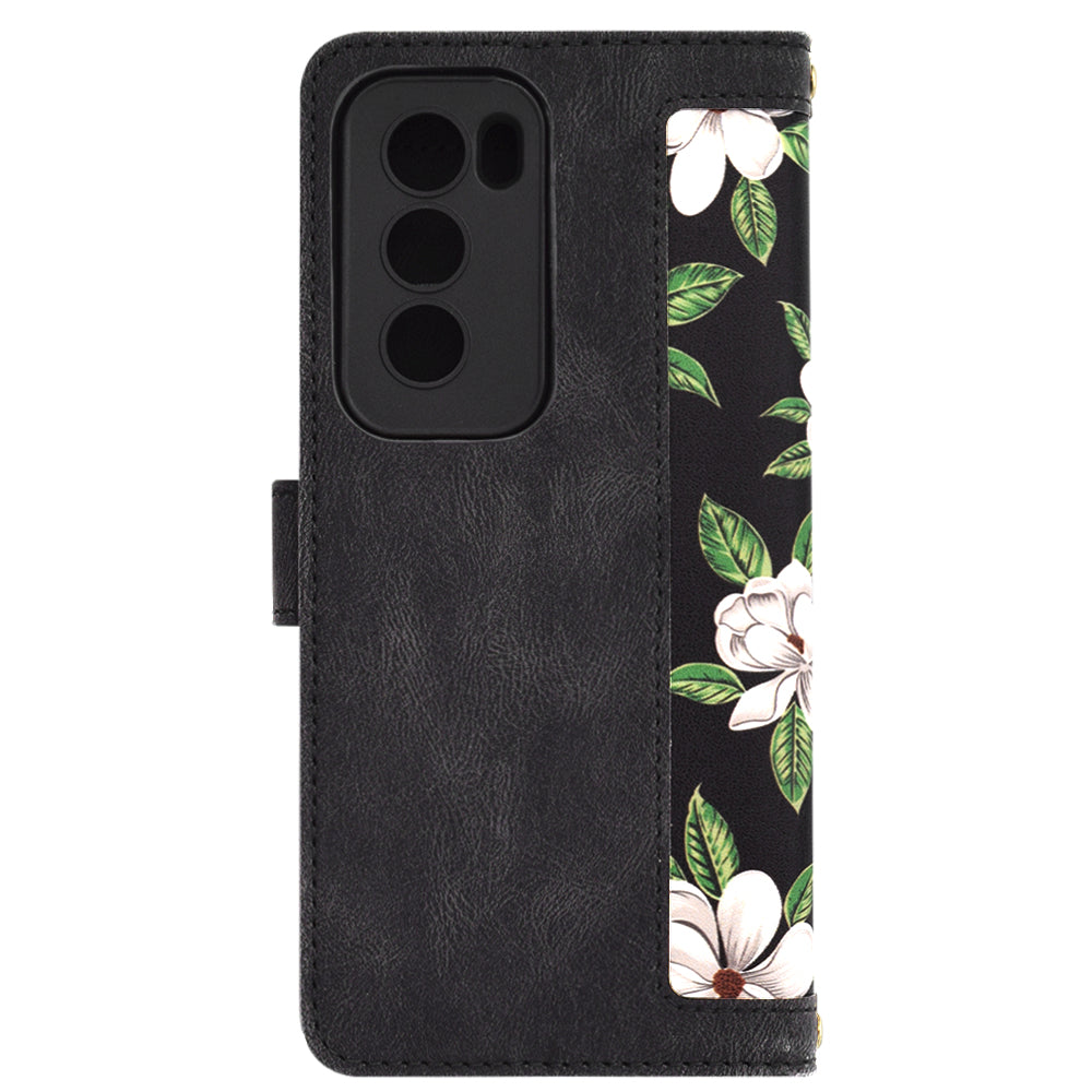 Capa para Oppo Reno12, Techsuit, FlipCraft, Preta