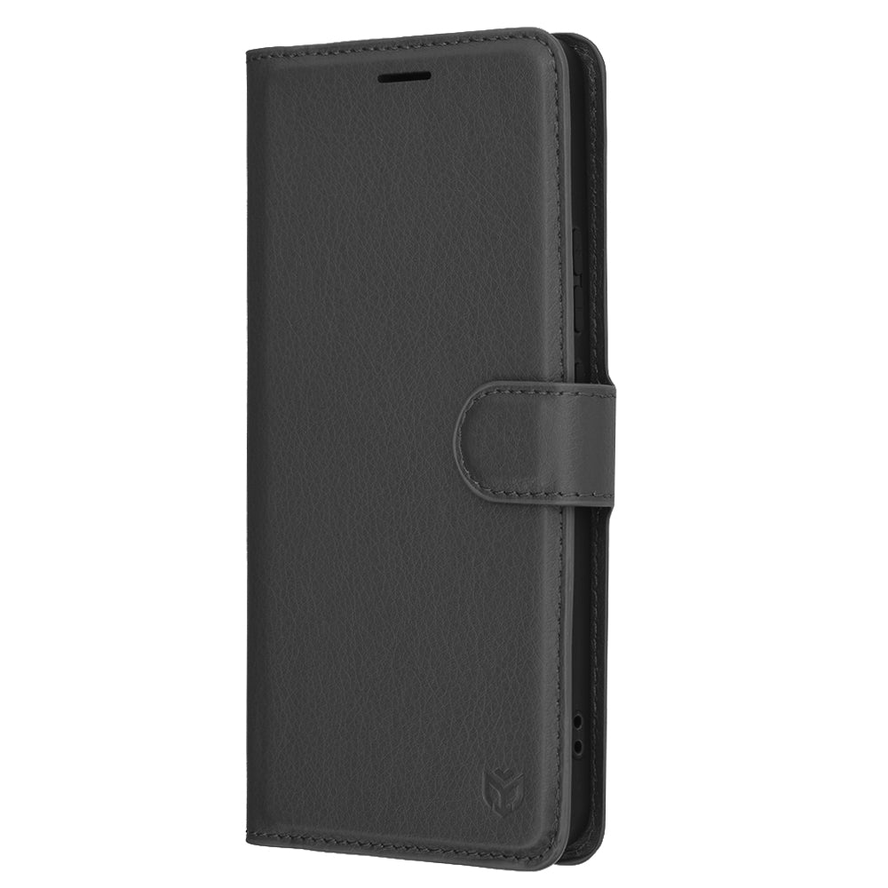 Capa para Oppo Reno13 FS 5G / Reno13 F 4G / Reno13 F, Techsuit, Folio de Couro, Preta