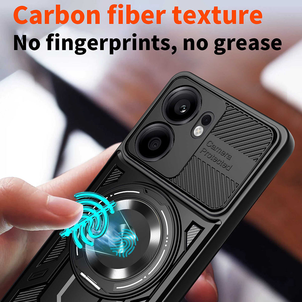 Capa para Oppo Reno13 FS 5G / Reno13 F 4G / Reno13 F, Techsuit, RuggedCam, Cinzento