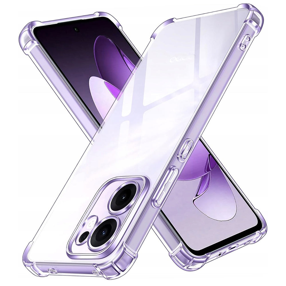 Capa para Oppo Reno13 FS 5G / Reno13 F 4G / Reno13 F, Techsuit, Transparente Antichoque