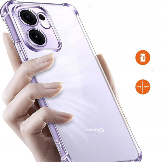 Capa para Oppo Reno13 FS 5G / Reno13 F 4G / Reno13 F, Techsuit, Transparente Antichoque