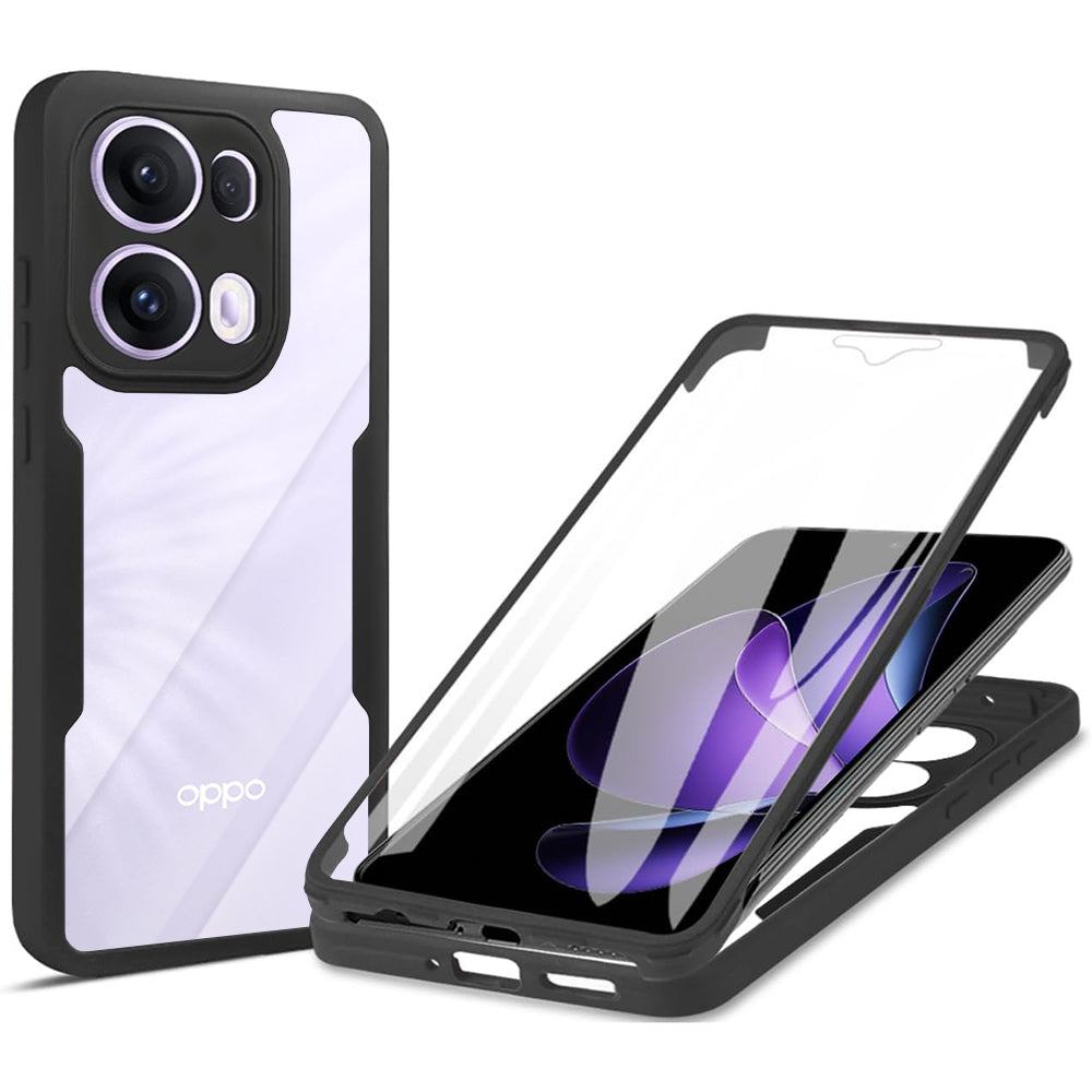 Capa para Oppo Reno13 Pro, Techsuit, ColorVerse 360, Preta