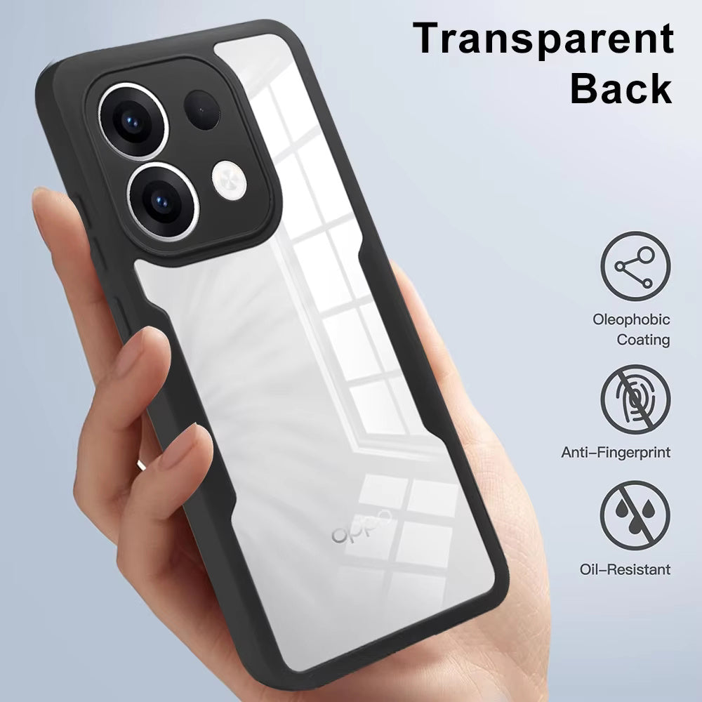 Capa para Oppo Reno13 Pro, Techsuit, ColorVerse 360, Preta