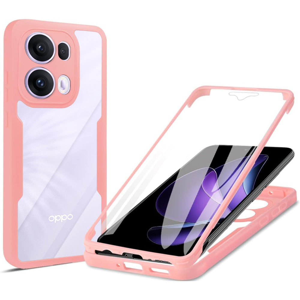 Capa para Oppo Reno13 Pro, Techsuit, ColorVerse 360, Rosa