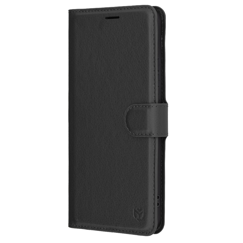 Capa para Oppo Reno13 Pro, Techsuit, Leather Folio, Preta