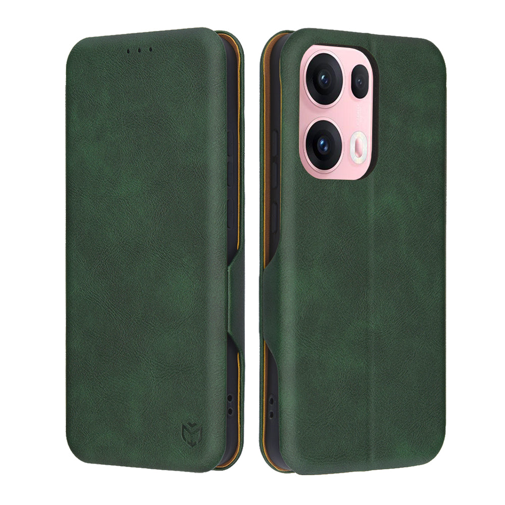 Capa para Oppo Reno13 Pro, Techsuit, Safe Wallet Plus, Verde