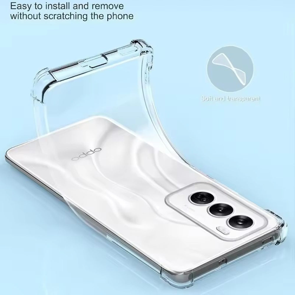 Capa para Oppo Reno13 Pro, Techsuit, Shockproof Clear, Transparente