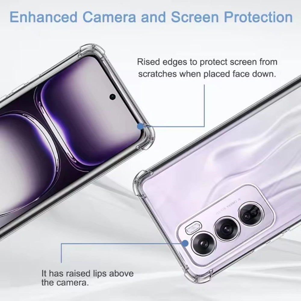 Capa para Oppo Reno13 Pro, Techsuit, Shockproof Clear, Transparente