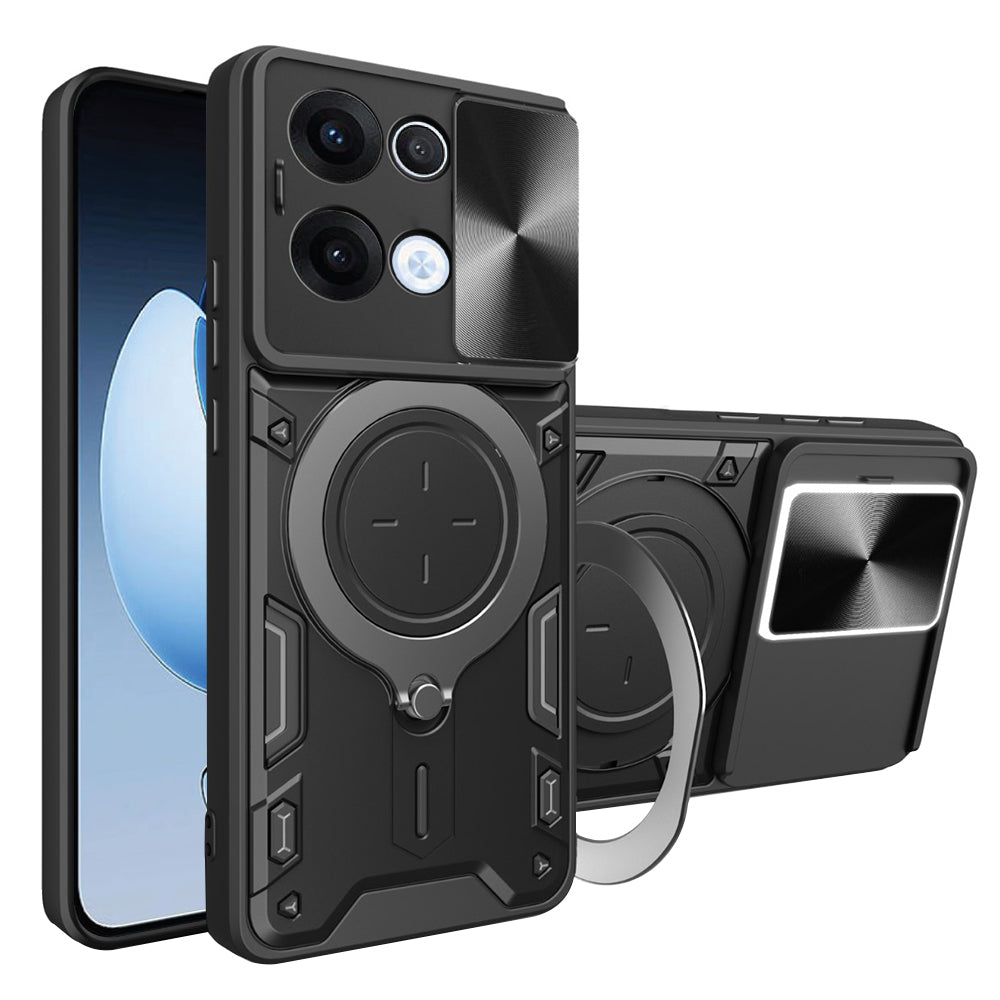 Capa para Oppo Reno13, Techsuit, CamGuard Pro, Preta