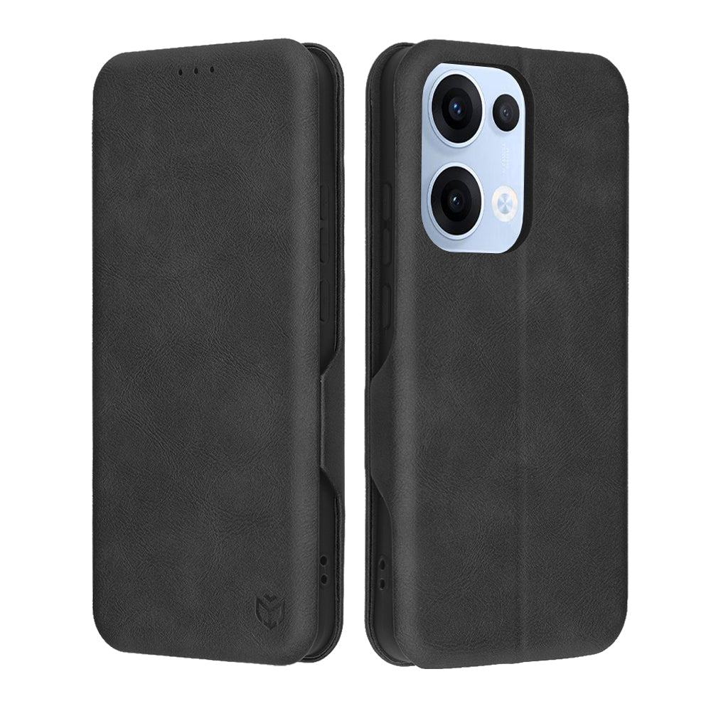 Capa para Oppo Reno13, Techsuit, Safe Wallet Plus, Preta
