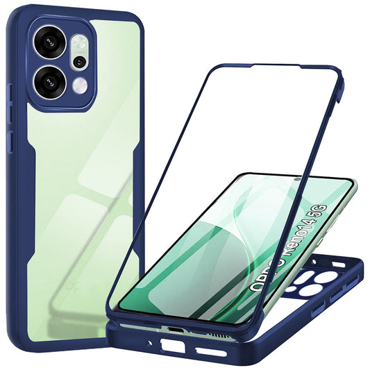 Capa para Oppo Reno14, Techsuit, ColorVerse 360, Azul