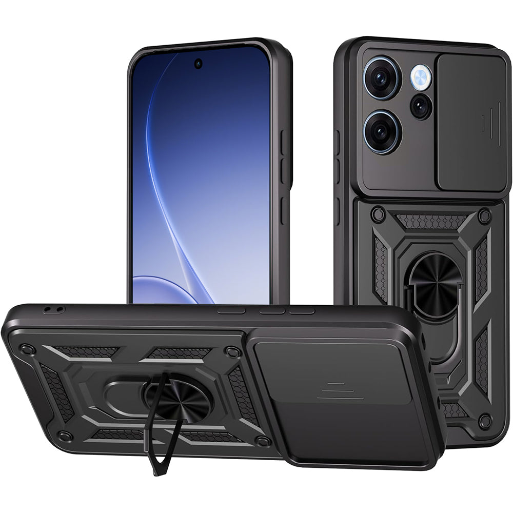 Capa para Oppo Reno15 FS / Reno15 F, Techsuit, CamShield, Preta