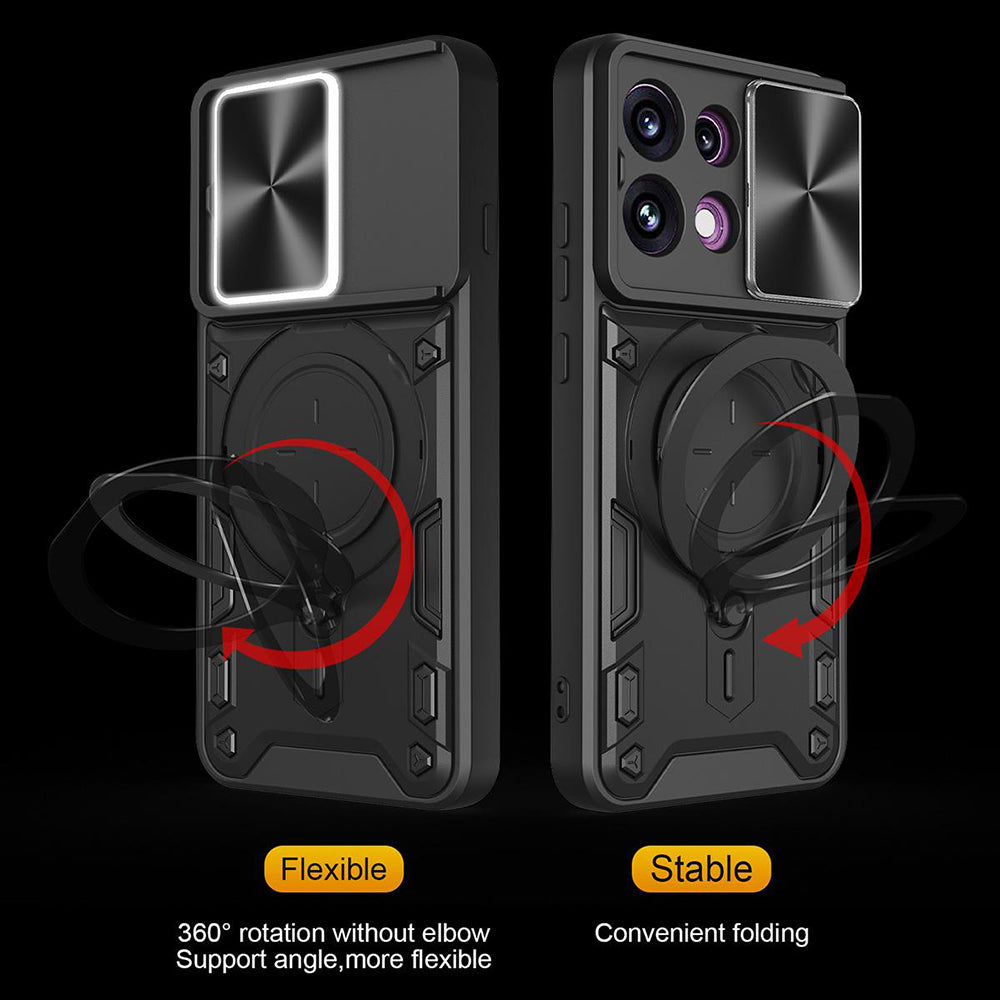 Case for Oppo Reno16 F / Reno16 FS, Techsuit, CamGuard Pro, Black