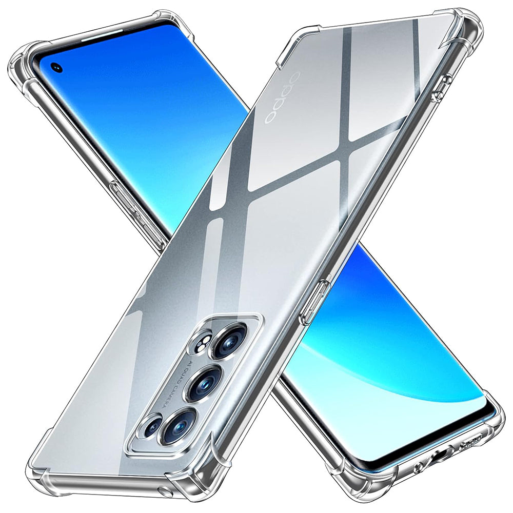 Capa para Oppo Reno6 Pro 5G (Snapdragon), Techsuit, Transparente à Prova de Choques