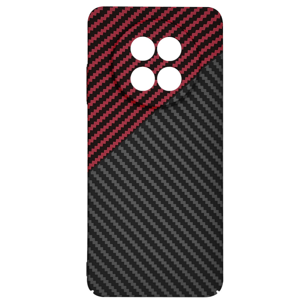 Capa para Realme 12x / 12, Techsuit, Carbonite FiberShell, Preto Vermelho
