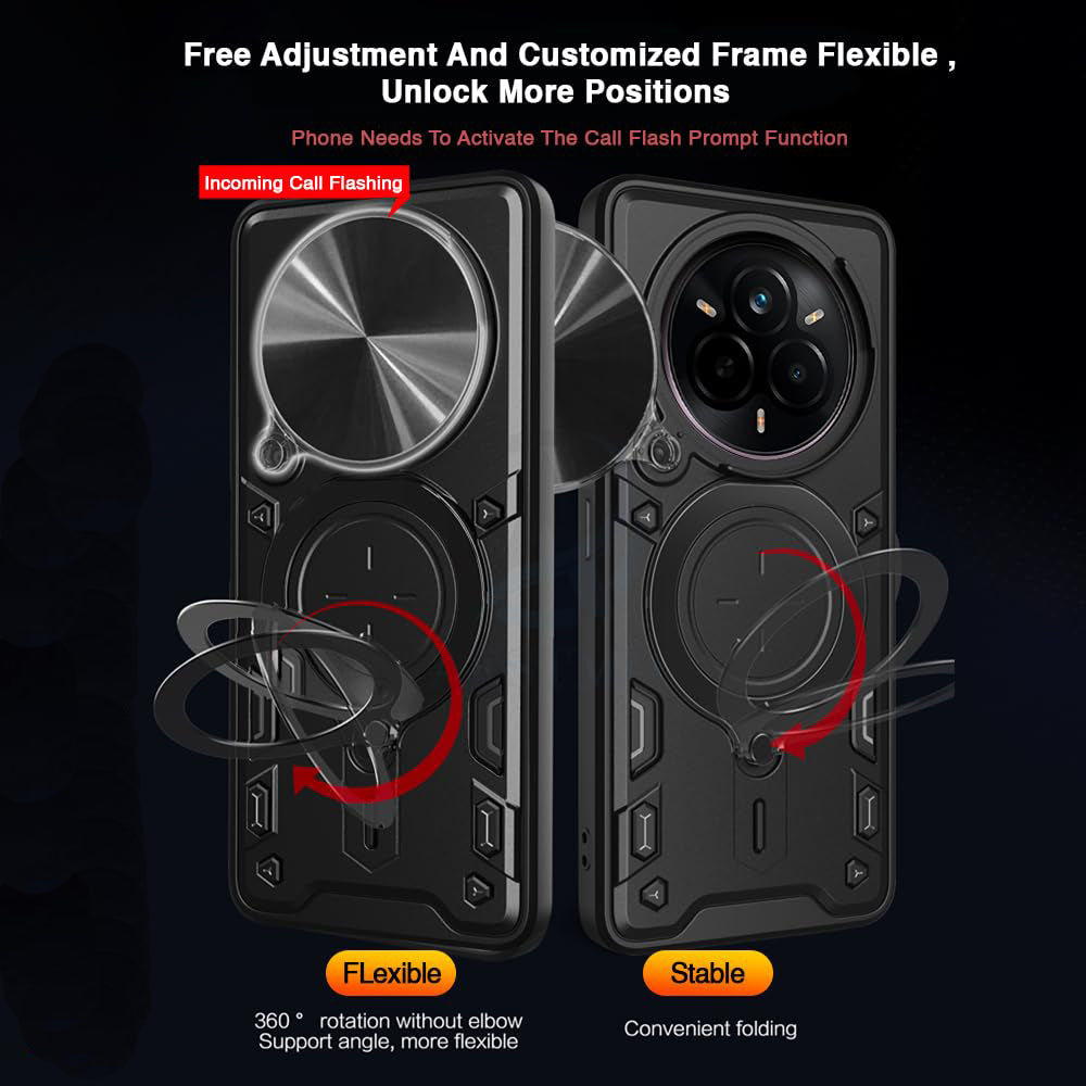 Capa para Realme 14 Pro, Techsuit, CamGuard Pro, Preta