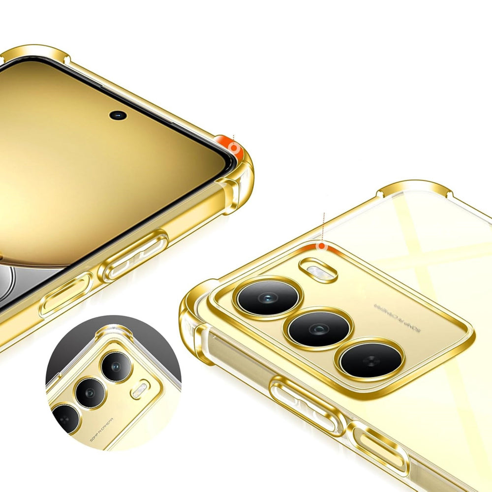 Capa para Realme 14x, Techsuit, Shockproof Clear, Transparente