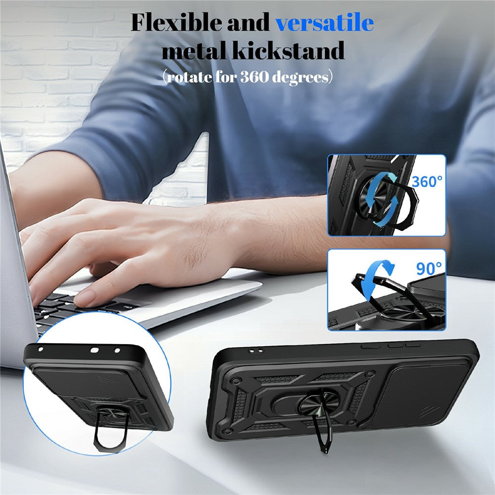 Capa para Realme 16 Pro+, Techsuit, CamShield, Preta