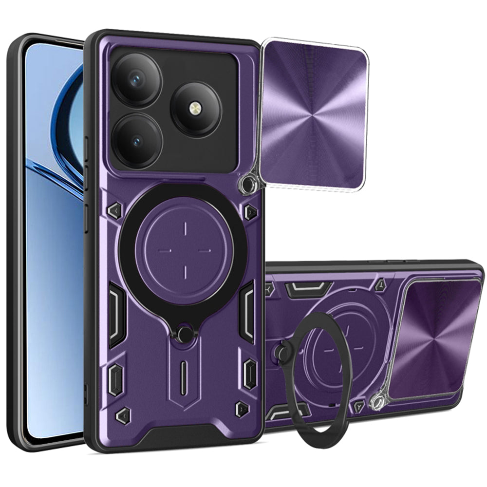 Capa para Realme C63 / C61, Techsuit, CamGuard Pro, Roxo