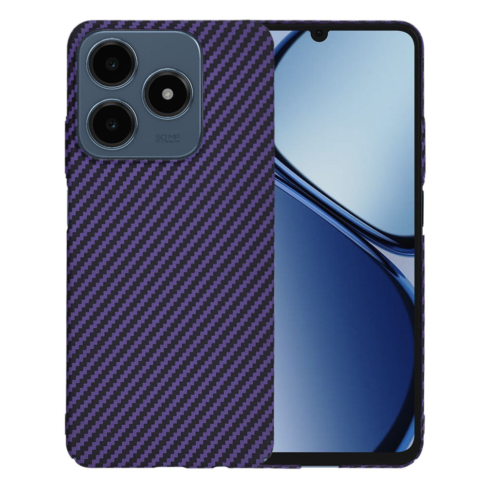 Capa para Realme C63 / C61, Techsuit, Carbonite FiberShell, Roxa