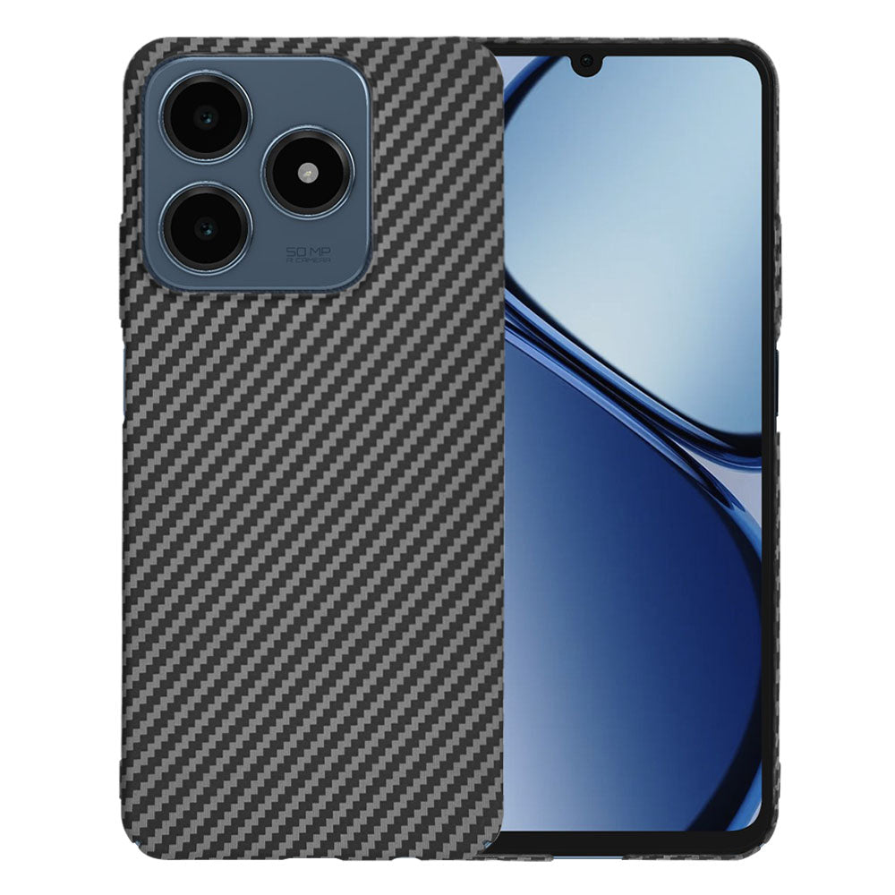 Capa para Realme C63 / C61, Techsuit, Carbonite FiberShell, Preta