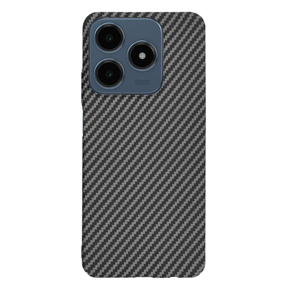 Capa para Realme C63 / C61, Techsuit, Carbonite FiberShell, Preta