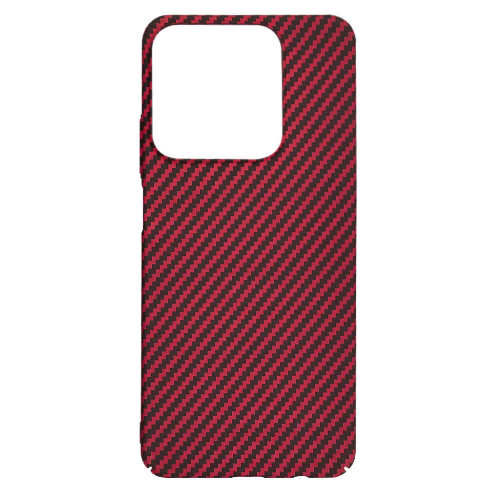Capa para Realme C63 / C61, Techsuit, Carbonite FiberShell, Vermelha