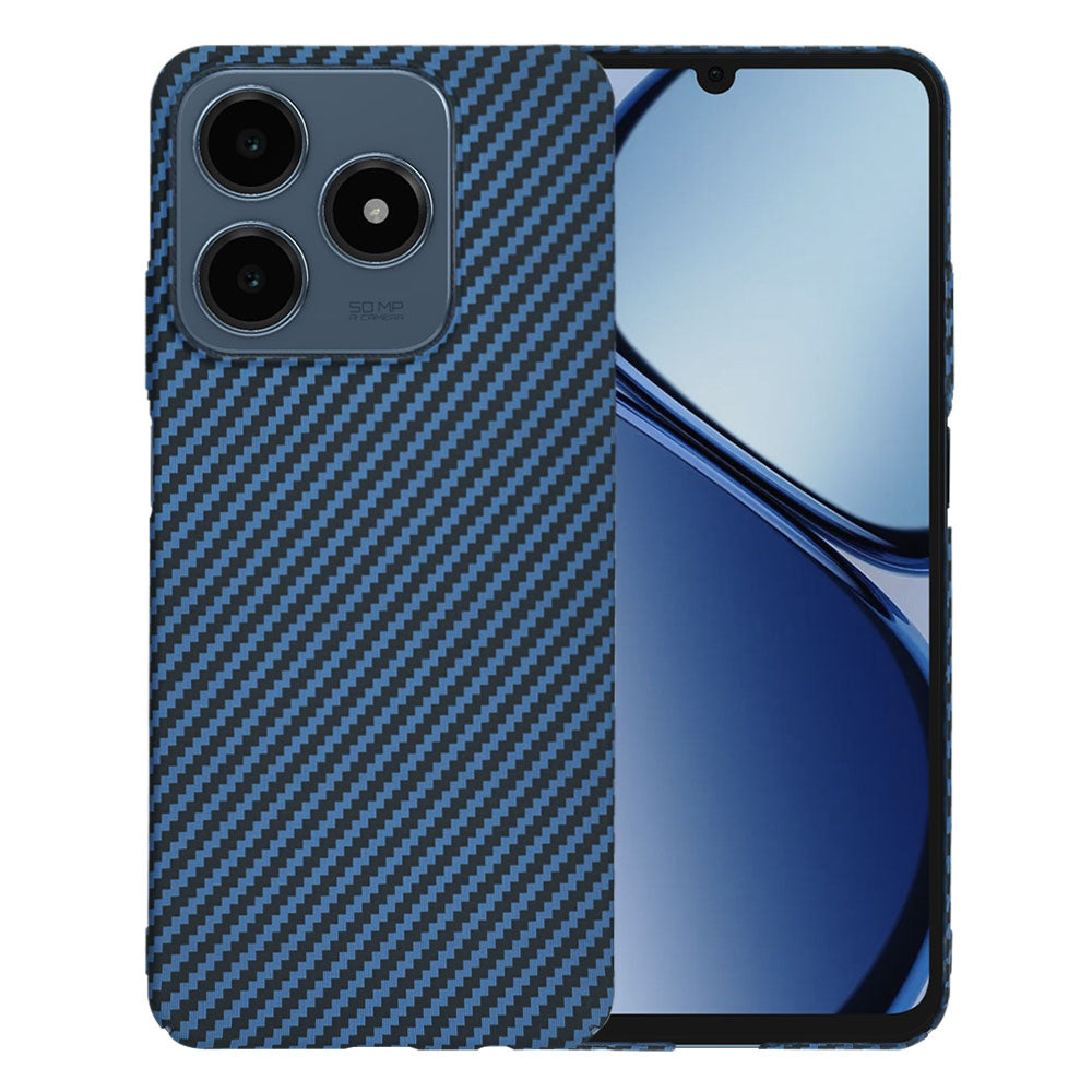 Capa para Realme C63 / C61, Techsuit, Carbonite FiberShell, Turquesa