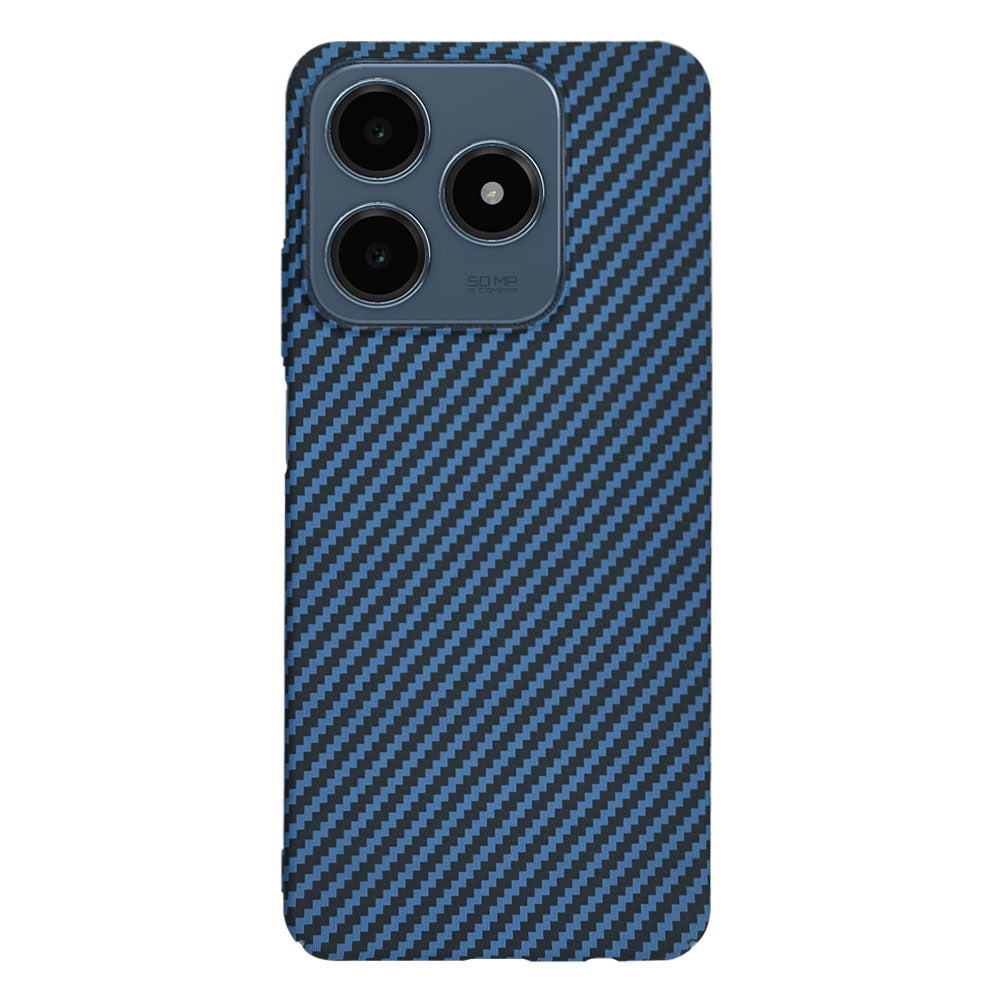 Capa para Realme C63 / C61, Techsuit, Carbonite FiberShell, Turquesa