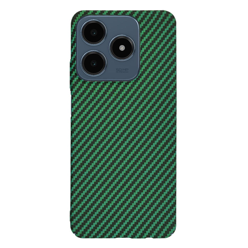 Capa para Realme C63 / C61, Techsuit, Carbonite FiberShell, Verde