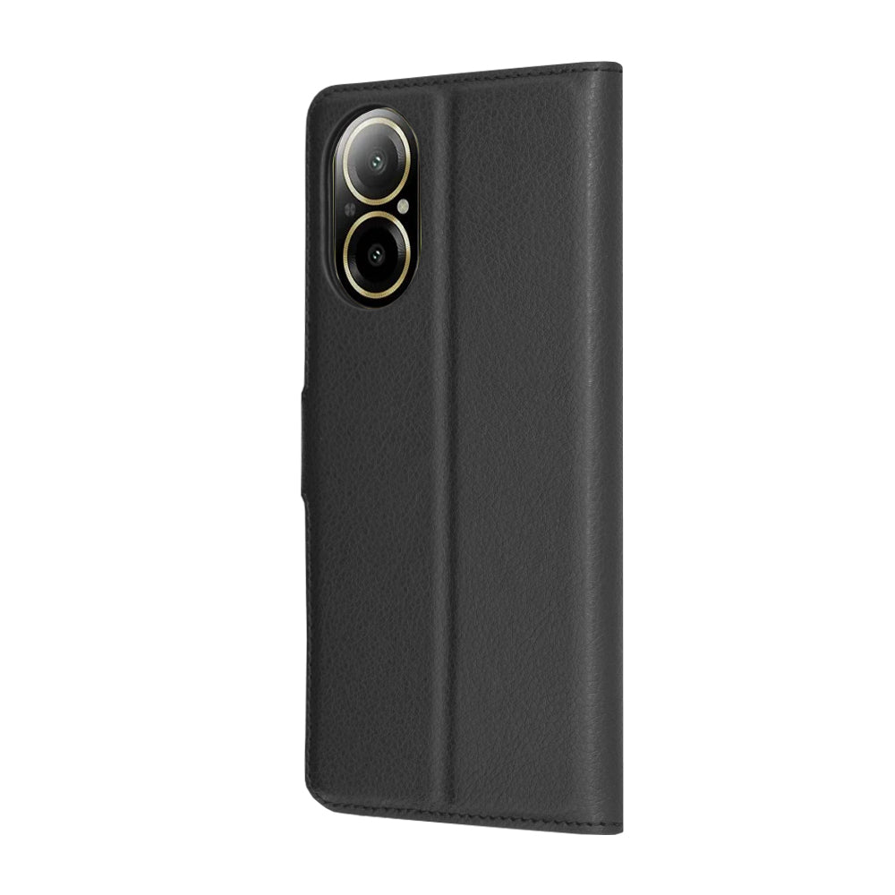 Capa para Realme C67 4G, Techsuit, Leather Folio, Preta