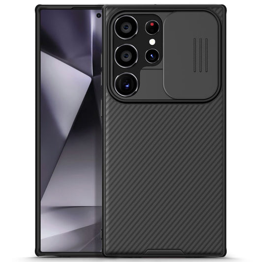 Capa para Samsung Galaxy S24 Ultra S928, Nillkin, CamShield Pro, Preto