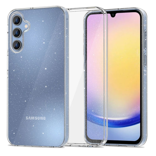 Bolsa para Samsung Galaxy A16 5G A166 / A16 4G A165, Tech-Protect, Flexair Glitter, Transparente