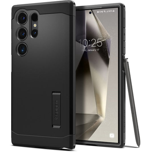 Capa para Samsung Galaxy S24 Ultra S928, Spigen, Tough Armor, Preto