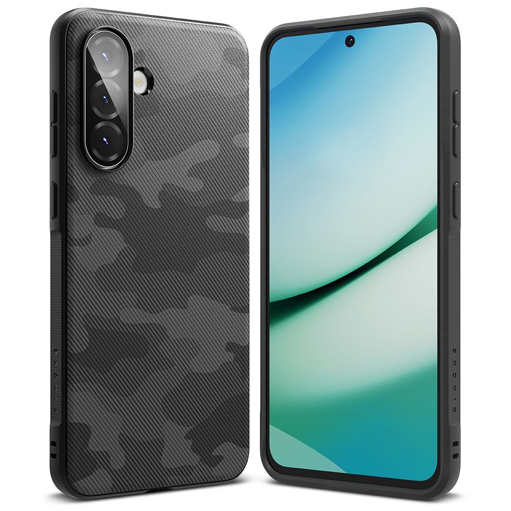 Capa para Samsung Galaxy A36 A366, Ringke, Onyx Camo, Preta