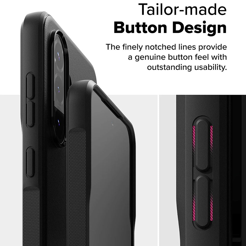 Capa para Samsung Galaxy A56 A566 / A36 A366, Ringke, Onyx, Preta