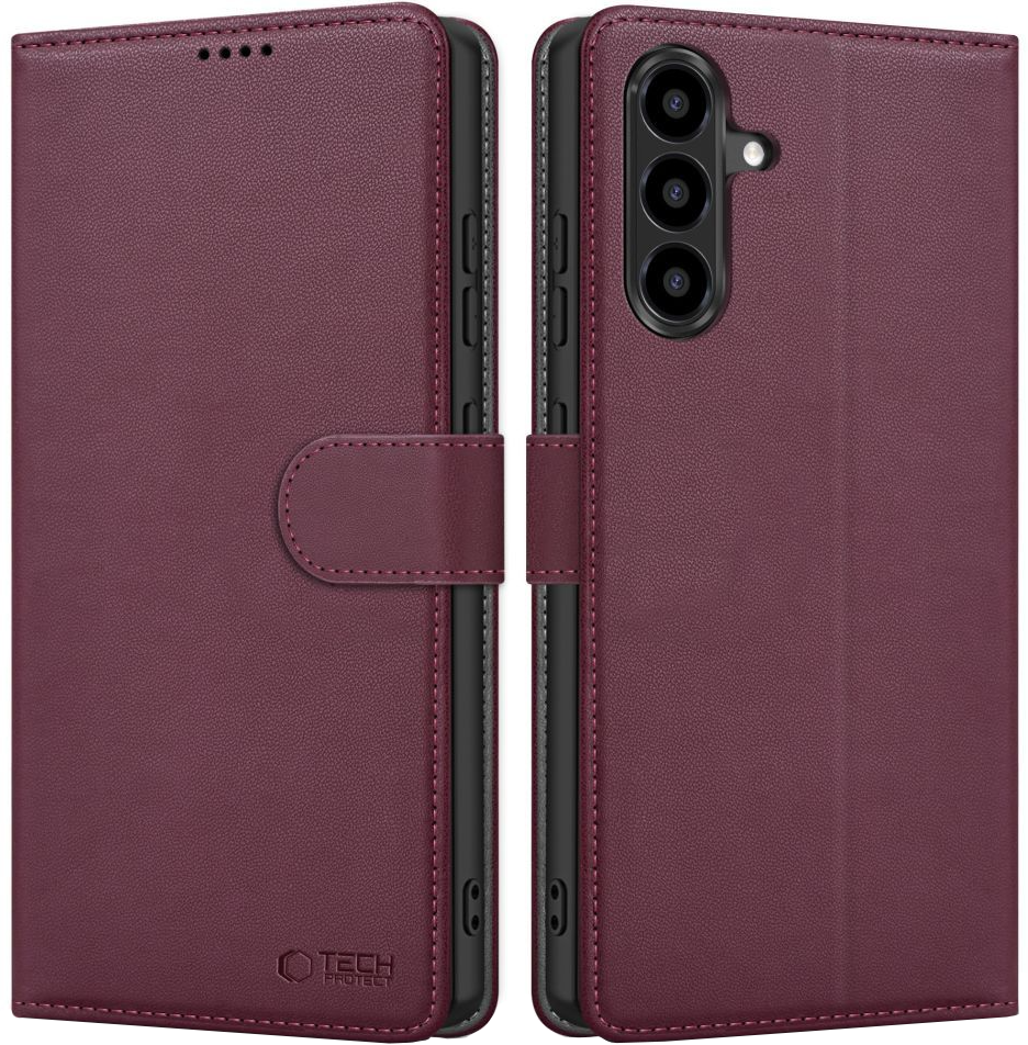 Capa para Samsung Galaxy A37 5G / A56 A566 / A36 A366, Tech-Protect, Wallet, Roxo