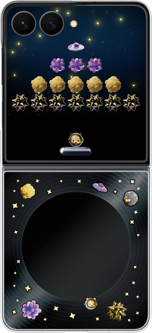 Capa para Samsung Galaxy Z Flip8 F776, FlipSuit Case, Preta EF-FF776CBEGWW