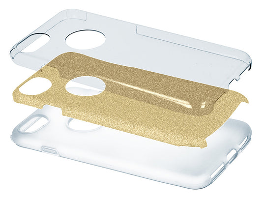Capa para Samsung Galaxy A25 A256, OEM, Glitter, Dourada