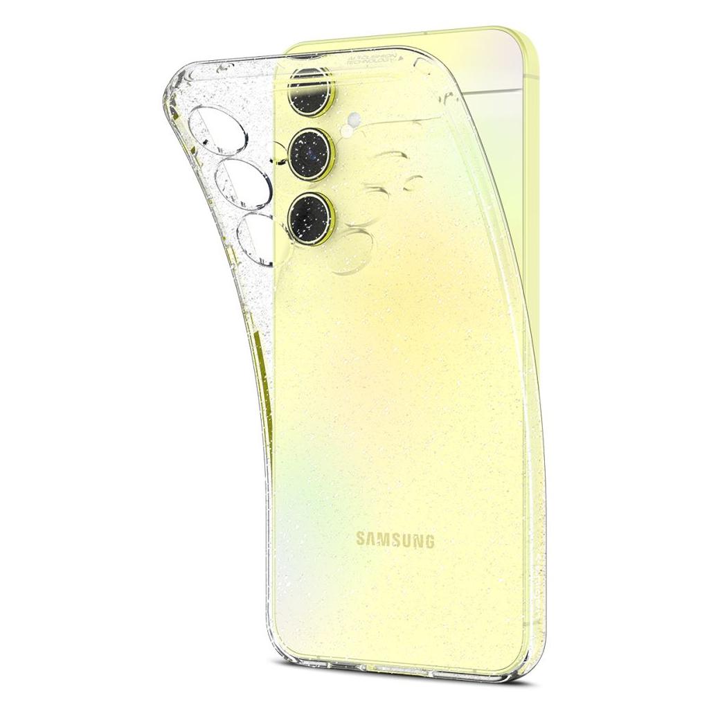 Capa para Samsung Galaxy A55 5G A556, Spigen, Liquid Crystal Glitter, Transparente ACS07538