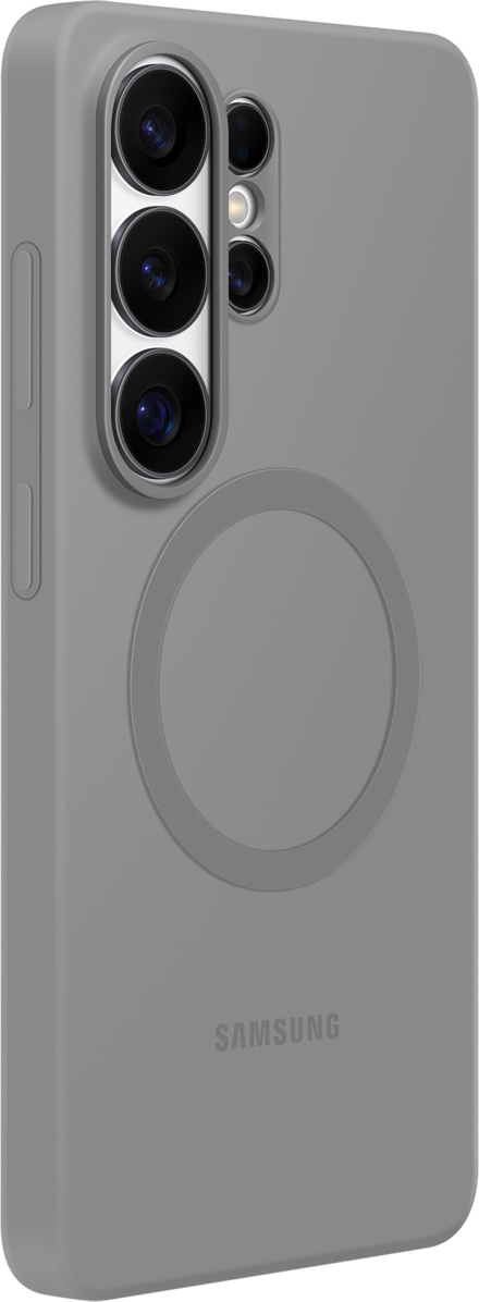 Capa para Samsung Galaxy S26 Ultra S948, Silicone Magnet Case, Cinza EF-ES948CJEGWW