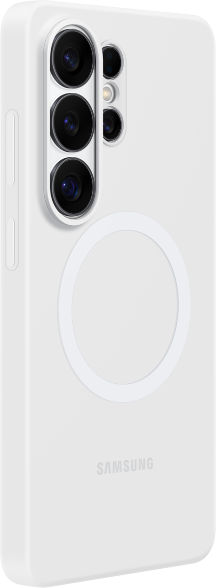 Capa para Samsung Galaxy S26 Ultra S948, Silicone Magnet Case, Branca EF-ES948CWEGWW