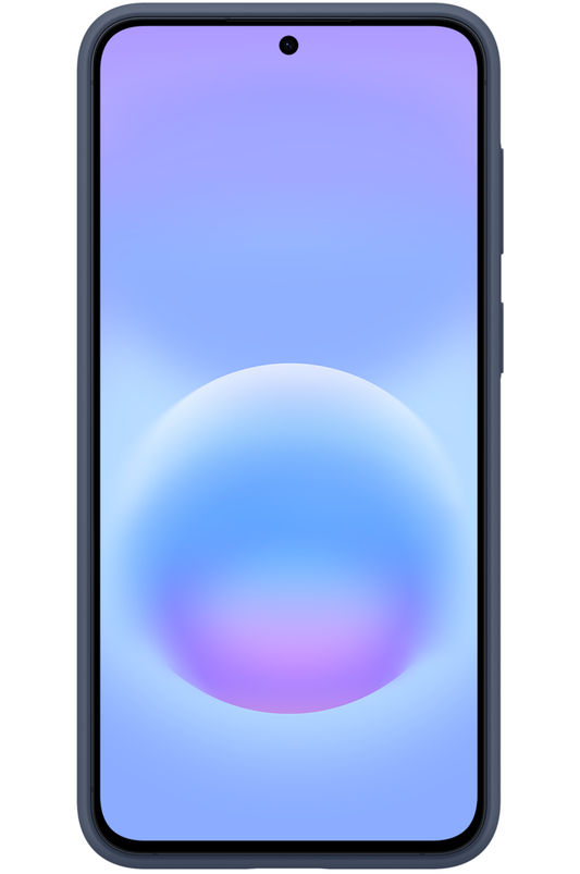 Capa para Samsung Galaxy A57 5G, Silicone Case, Azul-marinho EF-PA576CNEGWW