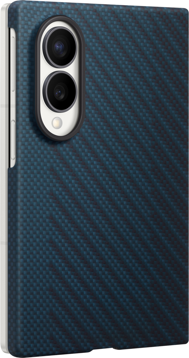 Capa para Samsung Galaxy Z Fold8 F971, Carbon Magnet Case, Azul Marinho EF-KF971SNEGWW
