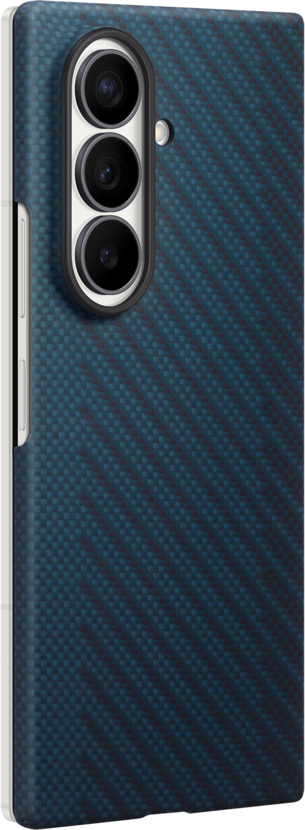 Capa para Samsung Galaxy Z Fold8 Ultra F976, Carbon Magnet Case, Azul Marinho EF-KF976SNEGWW