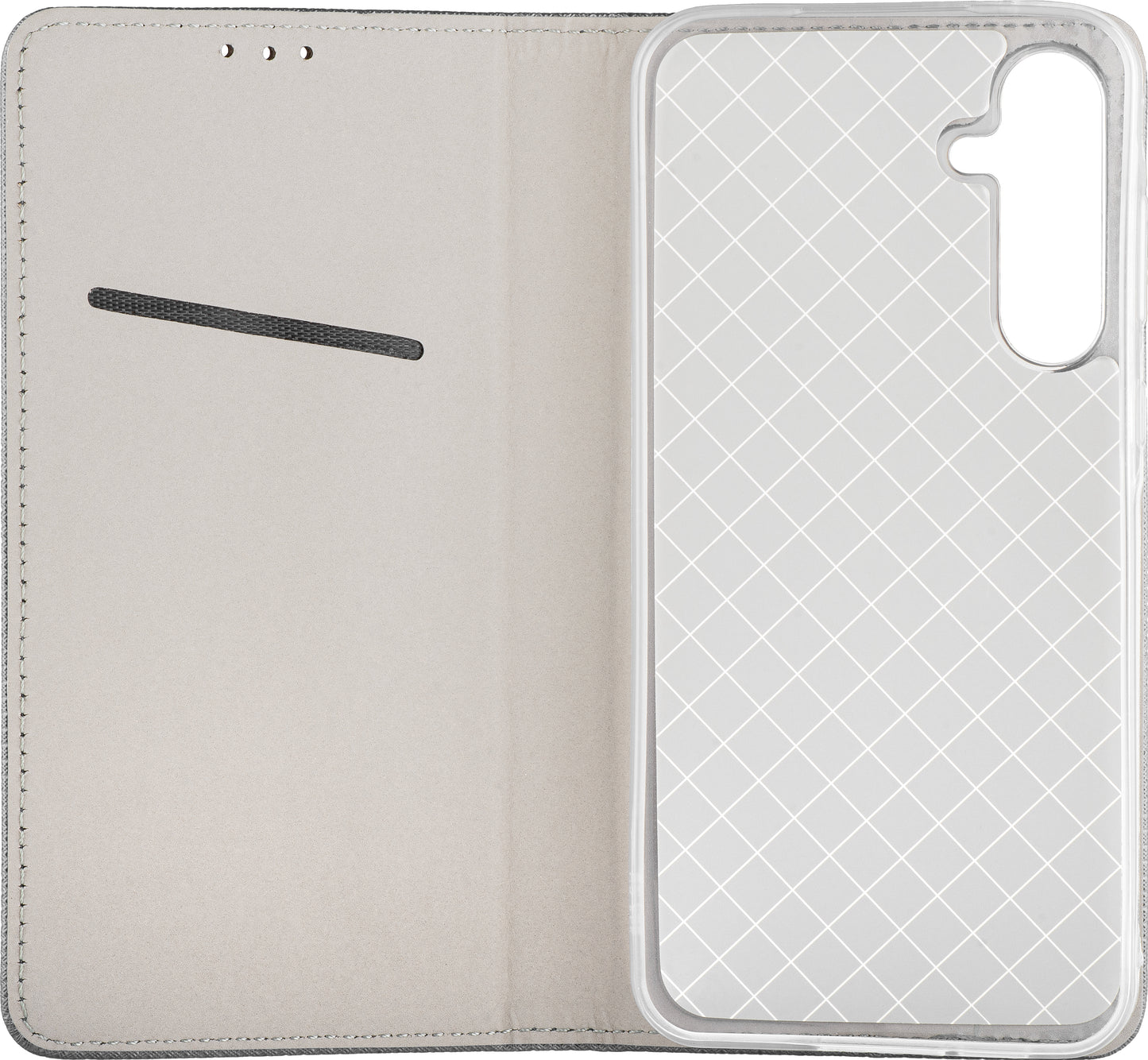Capa para Samsung Galaxy J3 (2017) J330, OEM, Smart Magnet, Cinzento