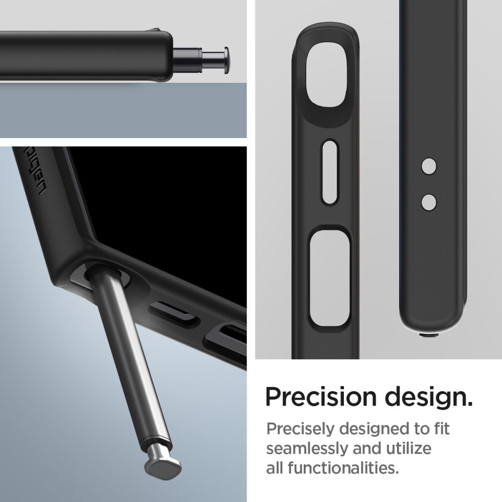 Capa para Samsung Galaxy S24 Ultra S928, Spigen, Ultra Hybrid, Preta Mate ACS07295